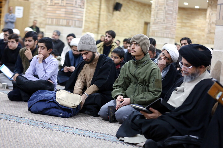 تصاویر/ درس اخلاق هفتگی آیت الله العظمی سبحانی