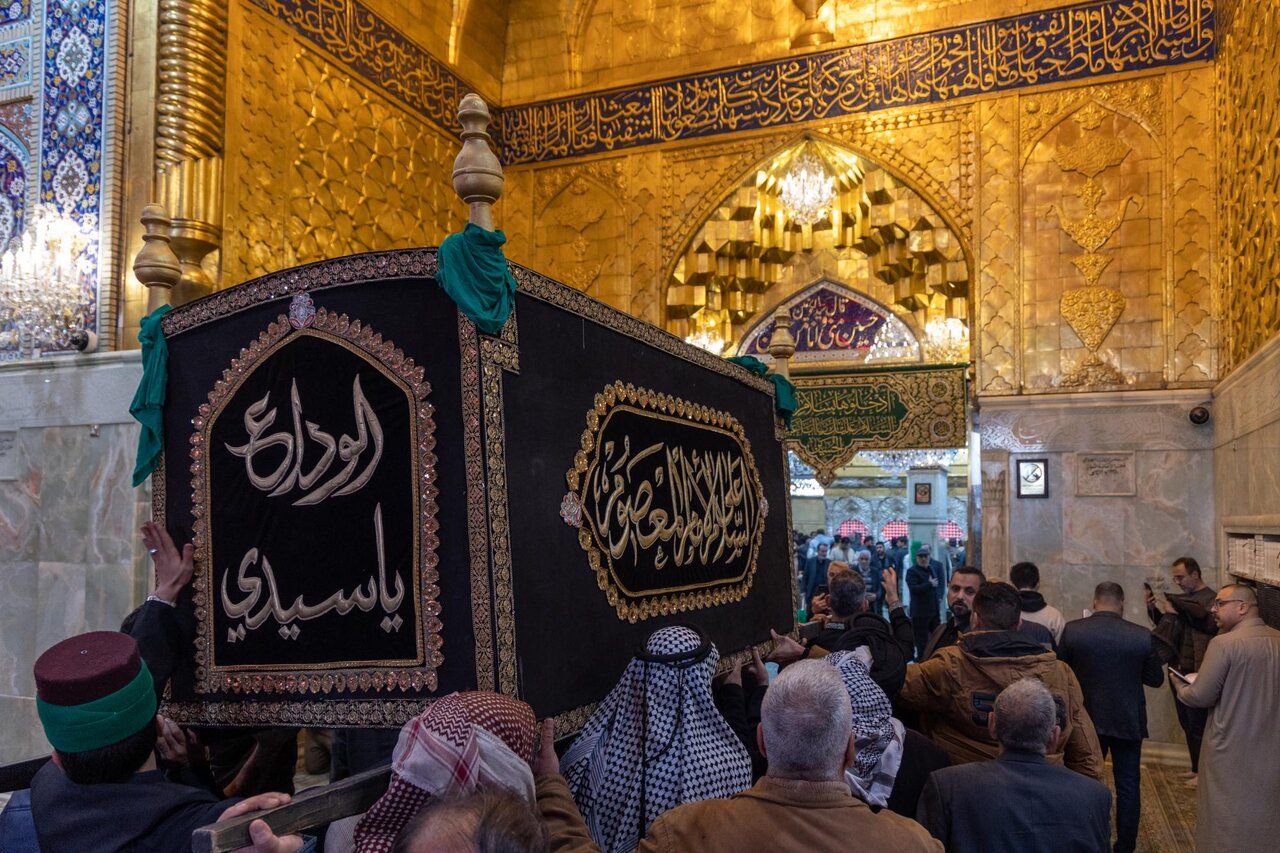 تشییع نمادین امام هادی (ع)