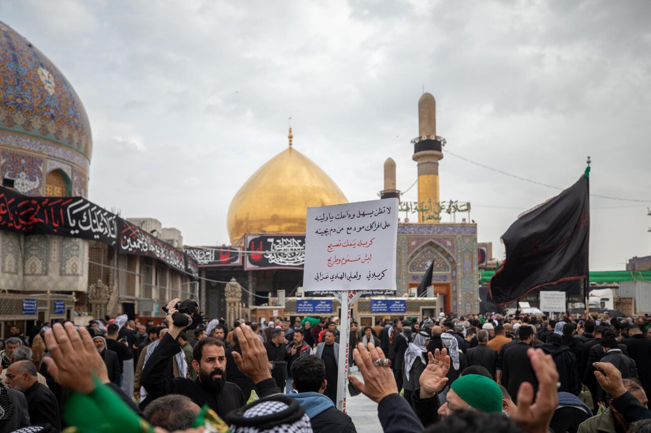 حال و هوای حرم ائمه سامرا در سالروز شهادت امام هادی (علیه السلام)