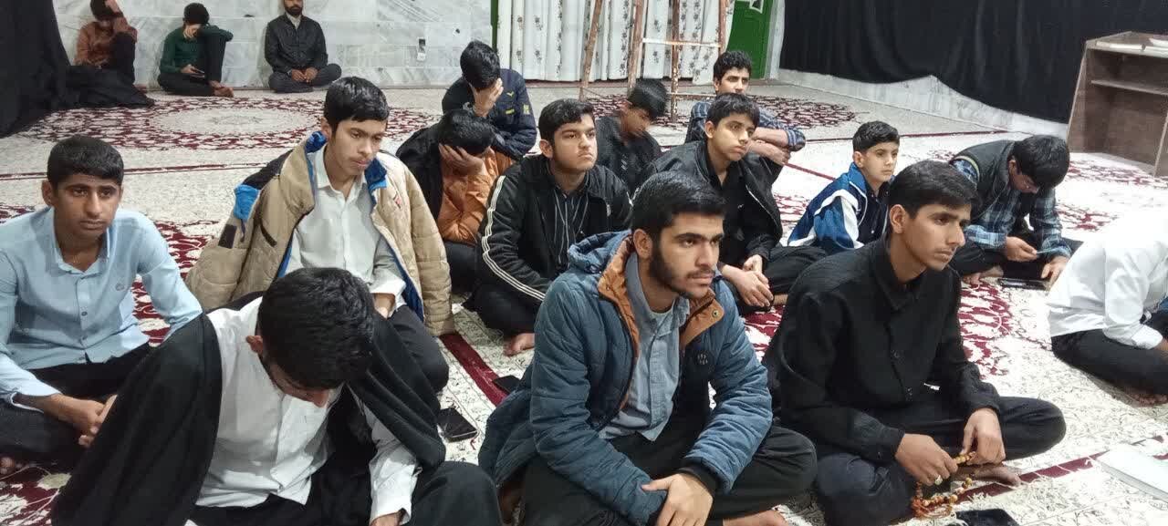 تصاویر/برگزاری مراسم شهادت امام هادی(ع) در حوزه علمیه قائمیه بم