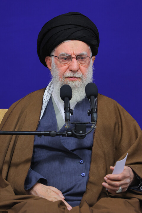 تصاویر/ دیدار اعضای ستاد برگزاری کنگره بزرگداشت آیت‌الله العظمی میلانی با رهبر انقلاب