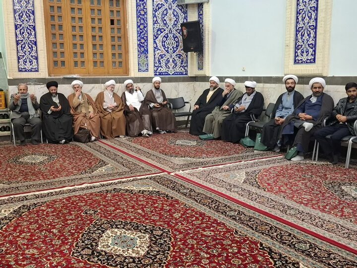 تصاویر/ یادواره ۱۳۹ شهید روحانی عملیات کربلای ۴ درحسینیه آیت الله مصطفوی کاشان