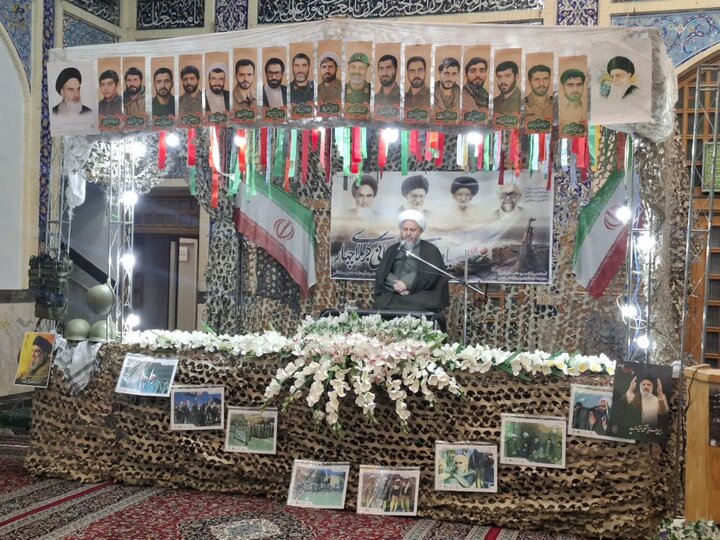 تصاویر/ یادواره ۱۳۹ شهید روحانی عملیات کربلای ۴ درحسینیه آیت الله مصطفوی کاشان