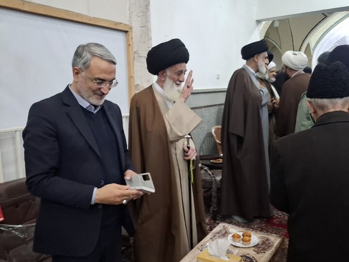 تصاویر/شصت و ششمین سالگرد ارتحال آیت الله میر سید علی یثربی در کاشان