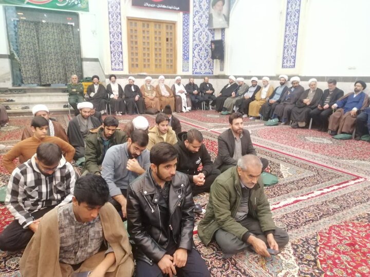 تصاویر/ یادواره شهدای روحانی عملیات کربلای ۴ در کاشان