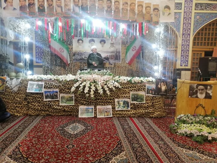 تصاویر/ یادواره شهدای روحانی عملیات کربلای ۴ در کاشان