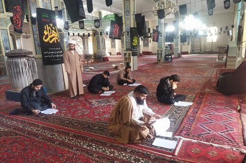 برگزاری المپیاد علمی طلاب در مدرسه علمیه حضرت ولی عصر(عج) کنگاور+عکس