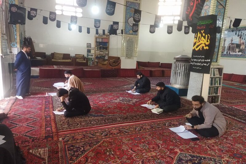 برگزاری المپیاد علمی طلاب در مدرسه علمیه حضرت ولی عصر(عج) کنگاور+عکس