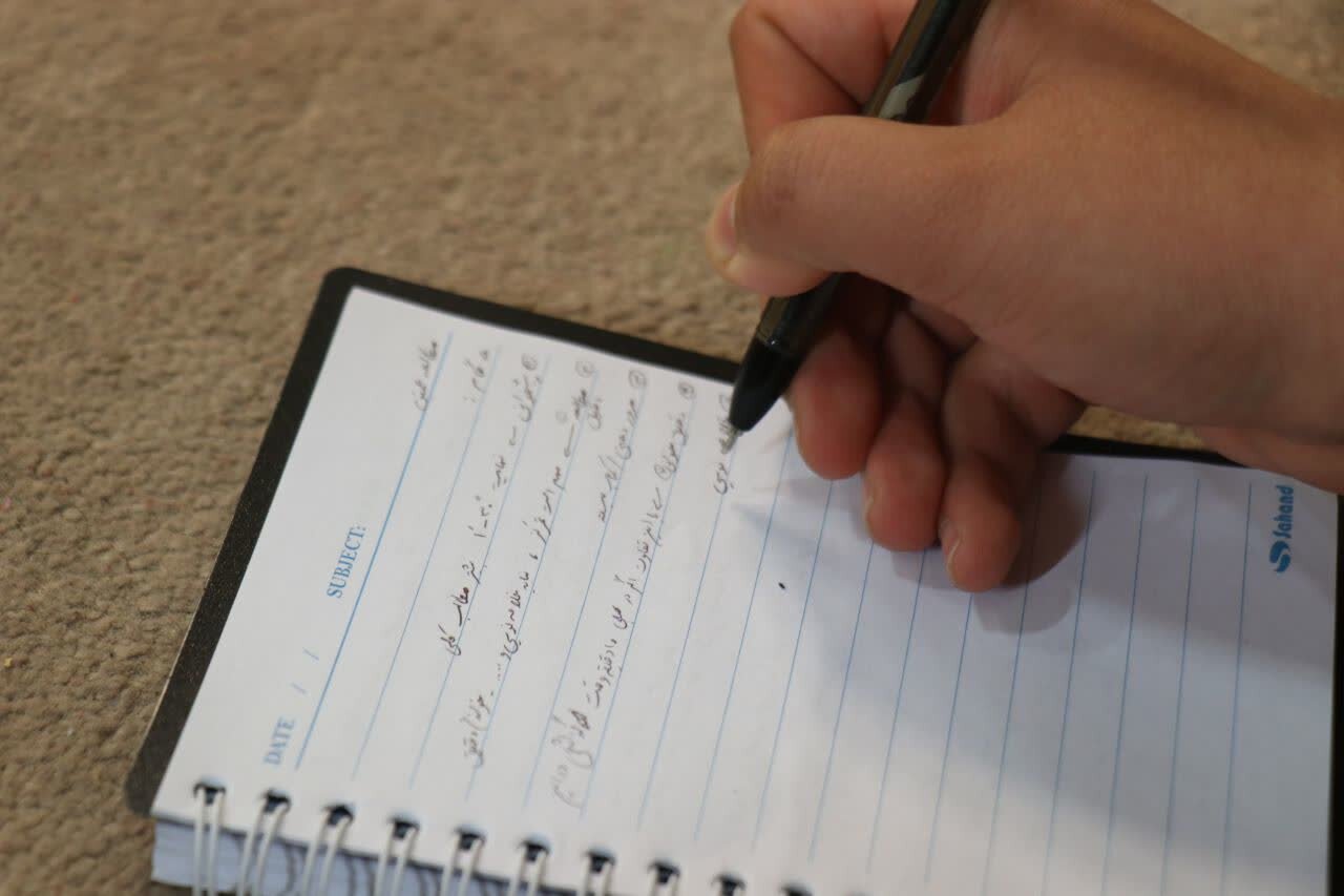 برگزاری جلسه مشاوره تحصیلی اعتکاف علمی در مدرسه علمیه محمودیه کرمان.