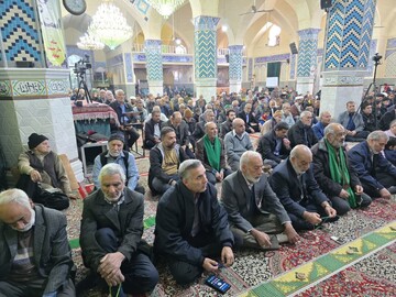 تصاویر/ برگزاری نماز جمعه شهرستان بهاباد