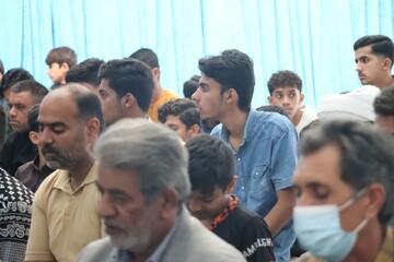 تصاویر/ اقامه نماز جمعه شهر قلعه‌گنج