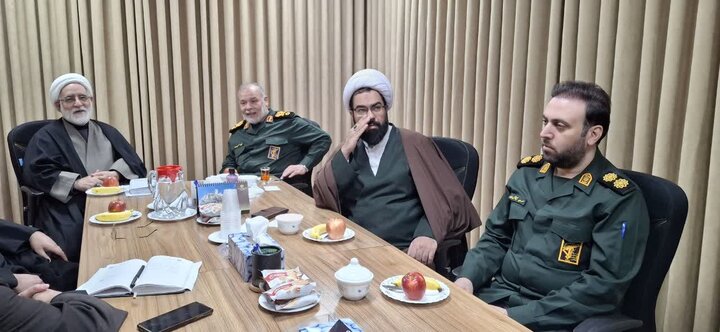 تصاویر/ دیدار سردار جمیری با حجت‌الاسلام والمسلمین ملکی