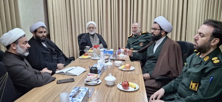 تصاویر/ دیدار سردار جمیری با حجت‌الاسلام والمسلمین ملکی