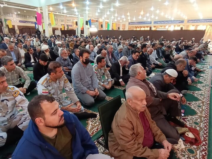 تصاویر/آیین عبادی سیاسی نمازجمعه امروز شهر بوشهر