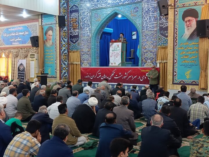 تصاویر/آیین عبادی سیاسی نمازجمعه امروز شهر بوشهر