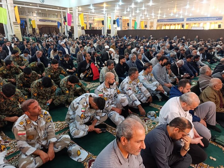 تصاویر/آیین عبادی سیاسی نمازجمعه امروز شهر بوشهر