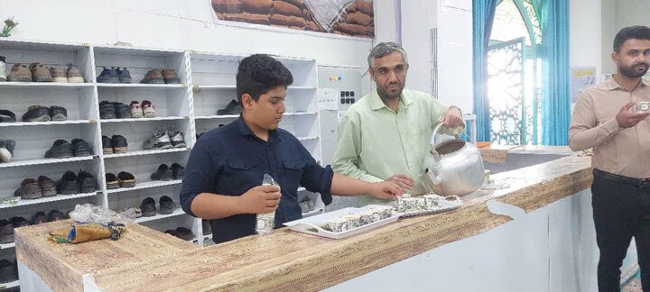 نمازجمعه امروز شهر جم به روایت تصاویر