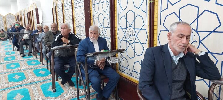 نمازجمعه امروز شهر جم به روایت تصاویر