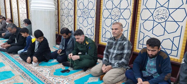 نمازجمعه امروز شهر جم به روایت تصاویر