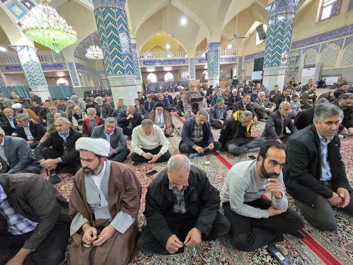 تصاویر/ برگزاری نماز جمعه شهرستان بهاباد
