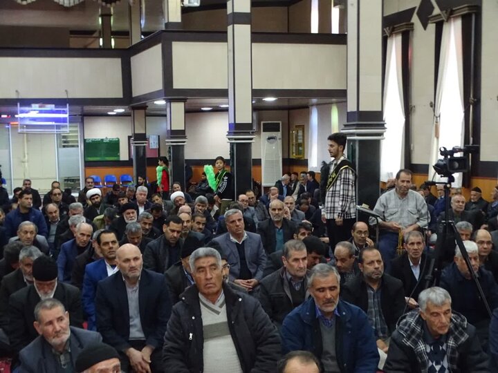 تصاویر/ آیین عبادی سیاسی نماز جمعه چهاربرج