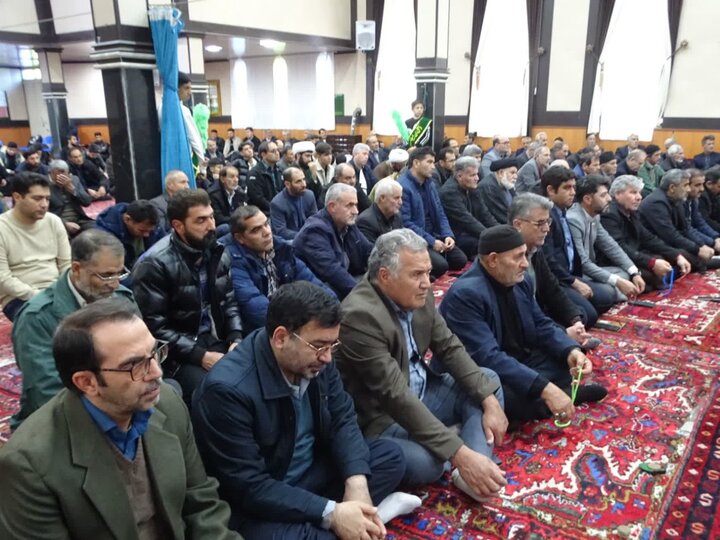 تصاویر/ آیین عبادی سیاسی نماز جمعه چهاربرج