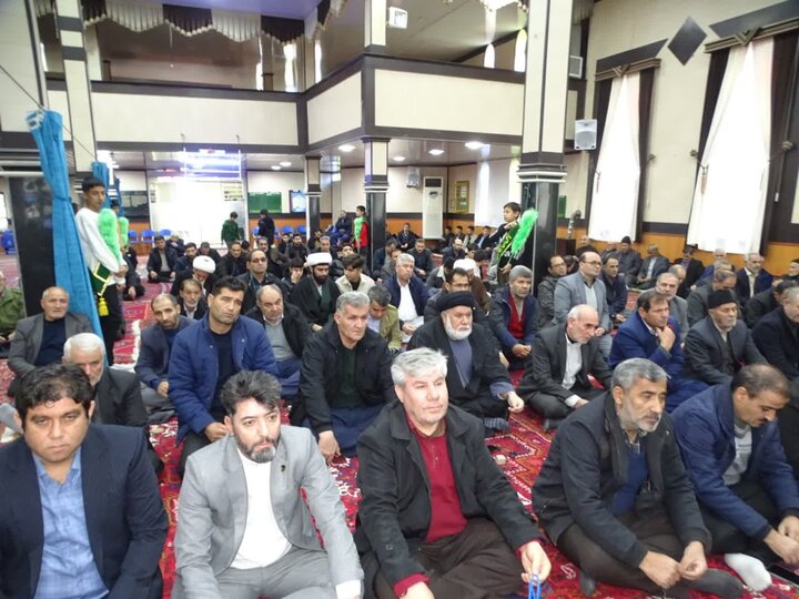 تصاویر/ آیین عبادی سیاسی نماز جمعه چهاربرج