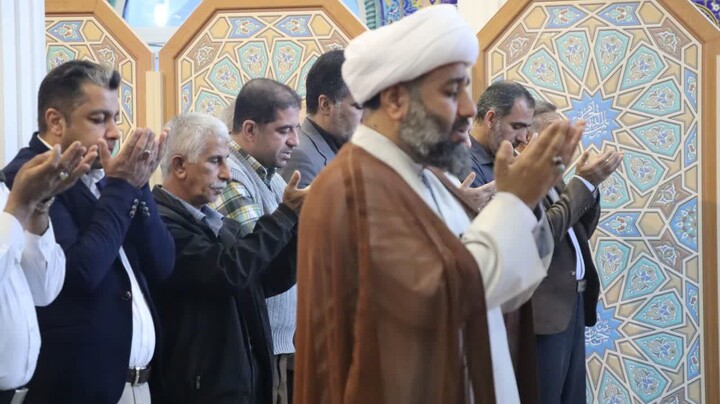 نماز جمعه خارگ به روایت تصویر