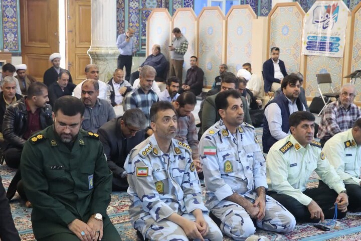 نماز جمعه خارگ به روایت تصویر