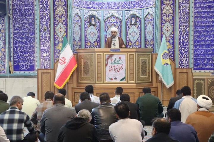 نماز جمعه خارگ به روایت تصویر