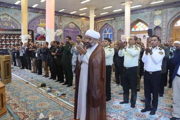 نماز جمعه خارگ به روایت تصویر