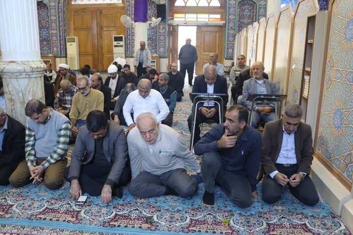 نماز جمعه خارگ به روایت تصویر