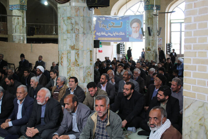 تصاویر/ برگزاری نماز جمعه شهرستان خاتم