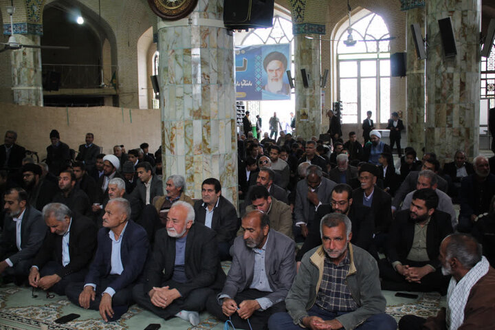 تصاویر/ برگزاری نماز جمعه شهرستان خاتم