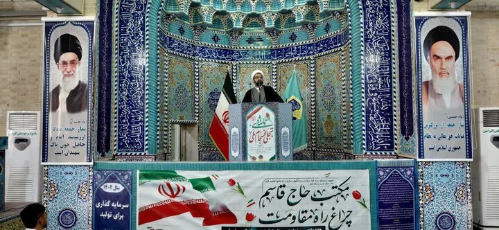 تصاویر/ اقامه نماز جمعه شهر انار