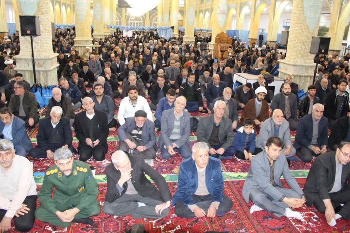 تصاویر/ نماز عبادی سیاسی جمعه بناب