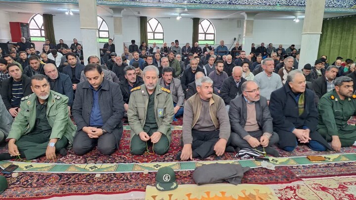 تصاویر/ نماز عبادی سیاسی جمعه ترکمنچای