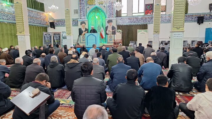 تصاویر/ نماز عبادی سیاسی جمعه ترکمنچای