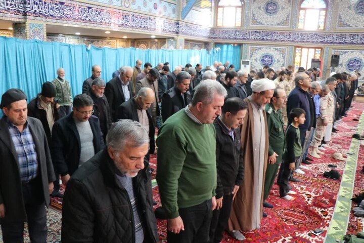 تصاویر/ نماز عبادی سیاسی جمعه جلفا