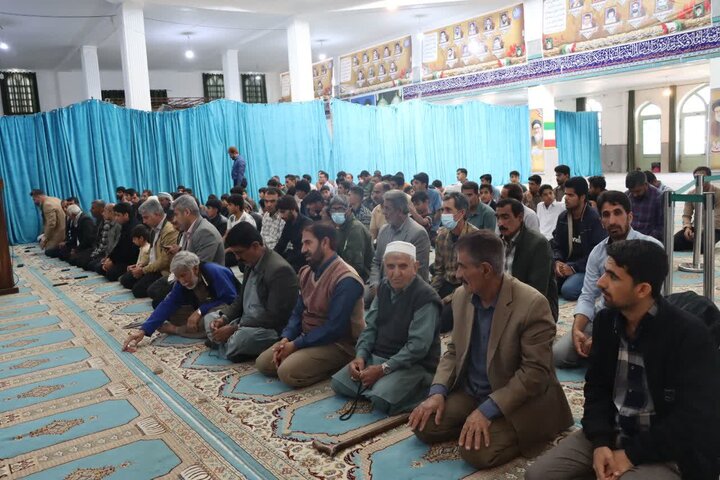 تصاویر/ اقامه نماز جمعه شهر قلعه‌گنج