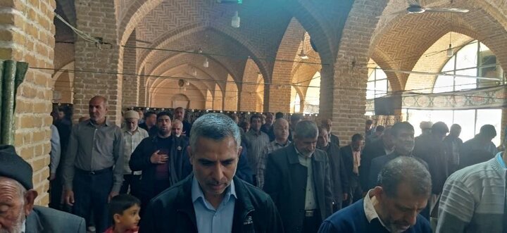 تصاویر/ اقامه نماز جمعه شهر محی‌آباد
