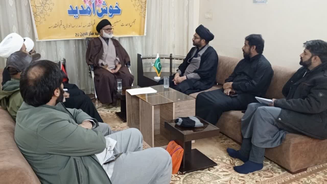 صدر علمائے مکتبِ اہل بیتؑ کا دفتر مجلس وحدت مسلمین شعبہ قم کا دورہ / مختلف امور پر گفتگو اور رہنمائی