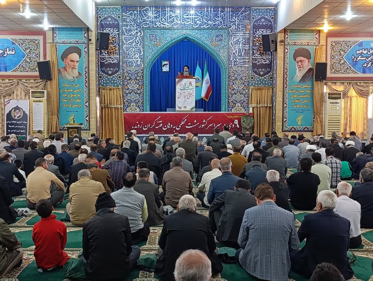 تصاویر/ آیین عبادی سیاسی نمازجمعه امروز شهر بوشهر