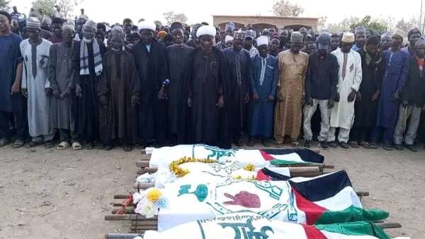 Four Martyrs of 2025 Quds Day Attack by Nigeria Soldiers laid to rest at Darul Rahma
