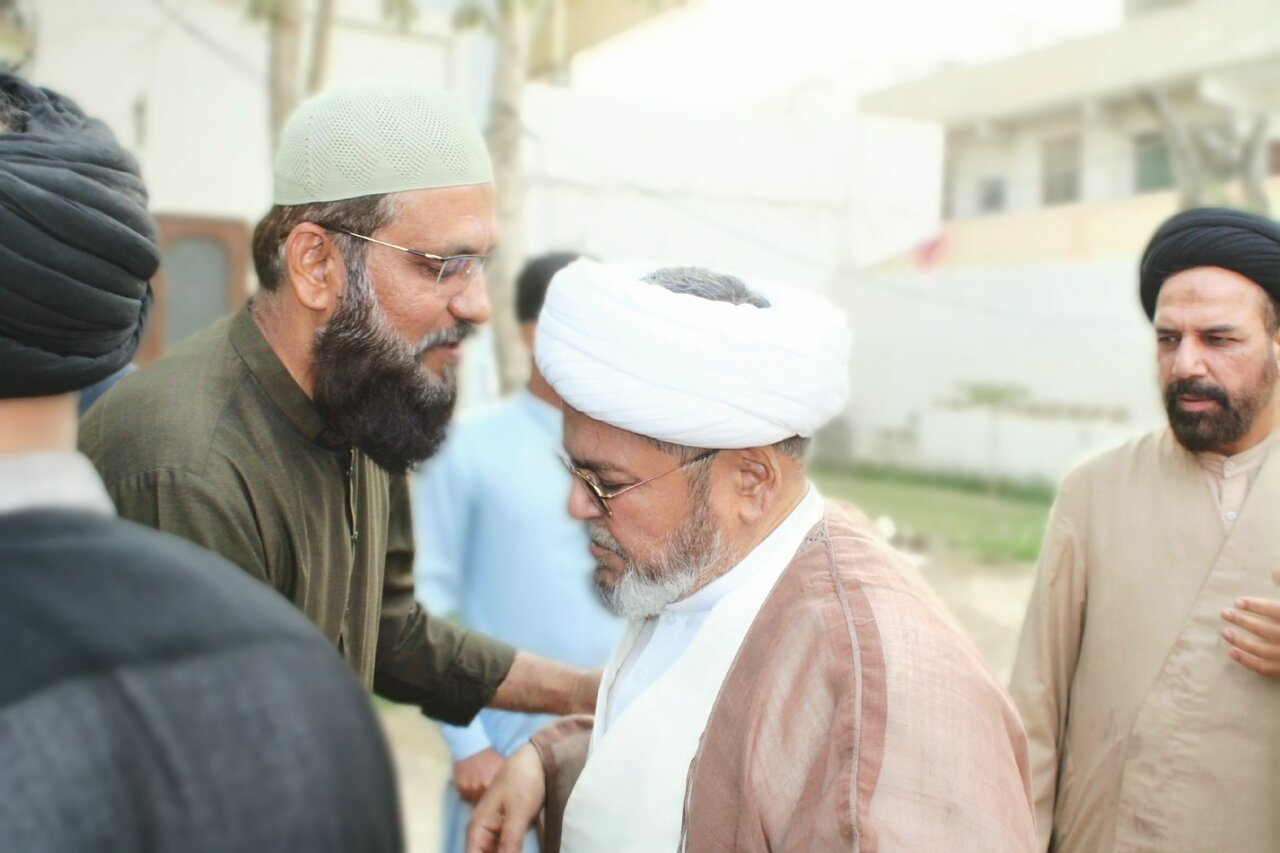 علامہ شبیر میثمی کی مولانا سید بدر الحسنین نقوی کی والدہ محترمہ کے انتقال پر تعزیت اور فاتحہ خوانی