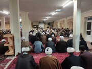 تصاویر/ تبریز کے مدرسہ علمیہ ولیعصر (عج) میں آیت‌ اللہ مصباح یزدی (رح) کی یاد میں عظیم الشأن تقریب