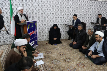 تصاویر/ حضور امام جمعه باروق در مسجد فرهنگیان