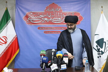 تصاویر/ نشست خبری همایش تجلیل از مبلعان بین المللی اربعین حسینی