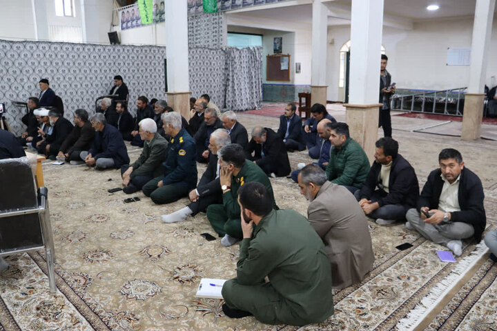 تصاویر/ حضور امام جمعه باروق در مسجد فرهنگیان