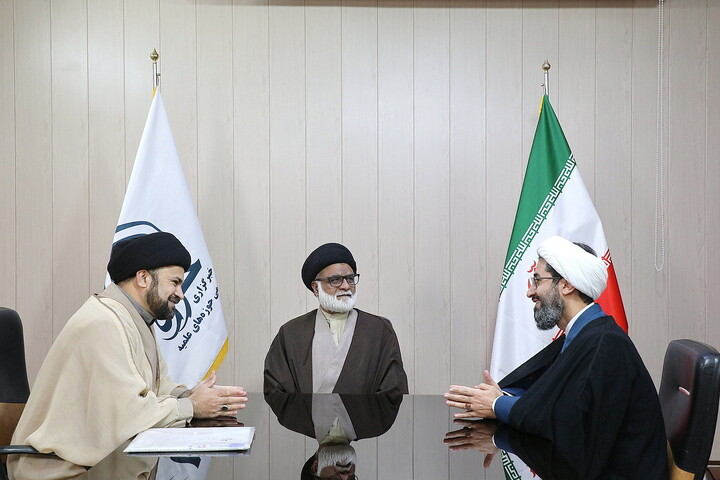 تصاویر/ بازدید رئیس علمای مکتب اهل‌بیت(ع) و سرپرست عالی جامعةالرضا(ع) پاکستان از خبرگزاری حوزه